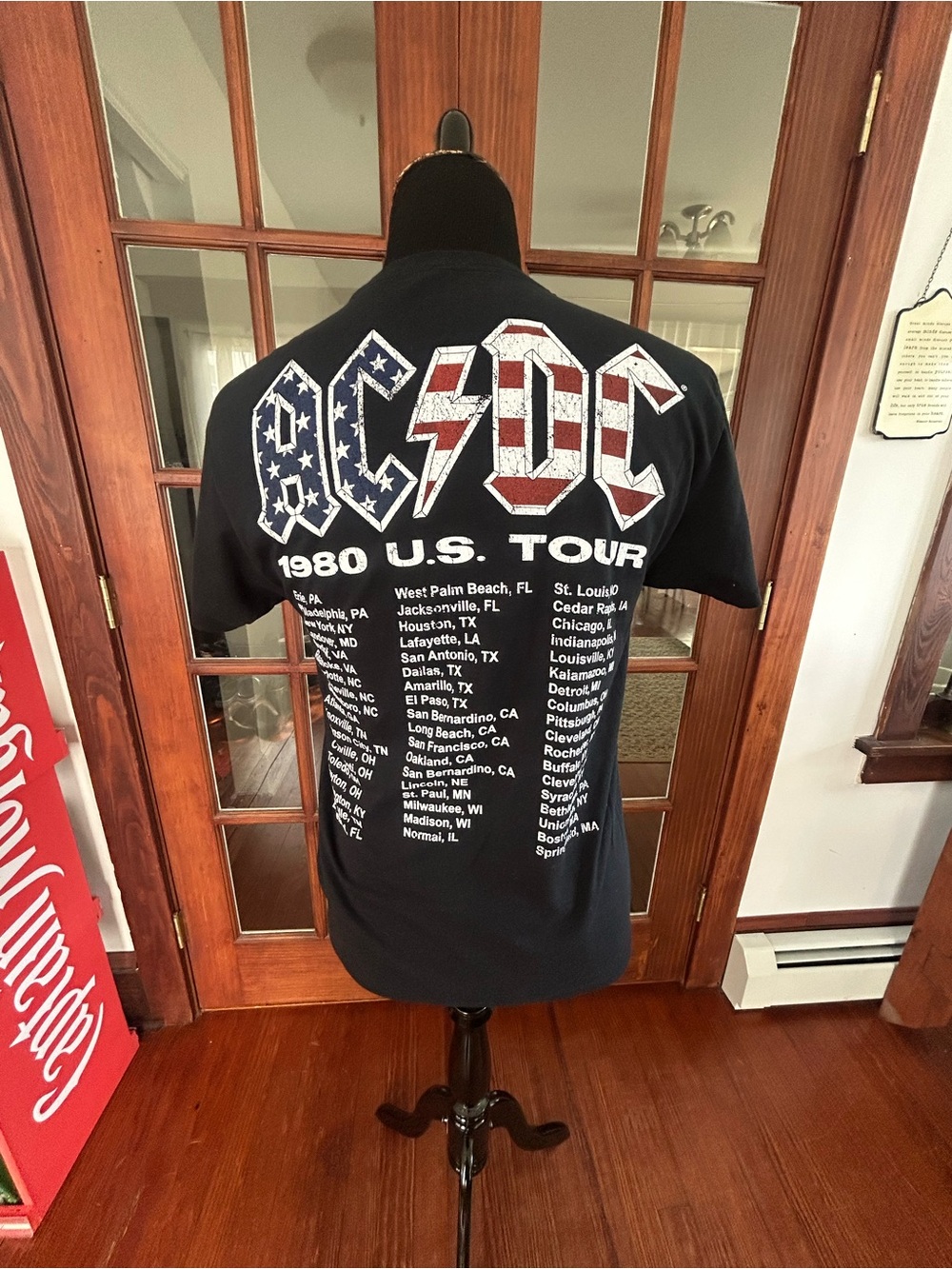 AC/DC ACDC T shirt 2025 Remake Of 1980 Tour Shirt